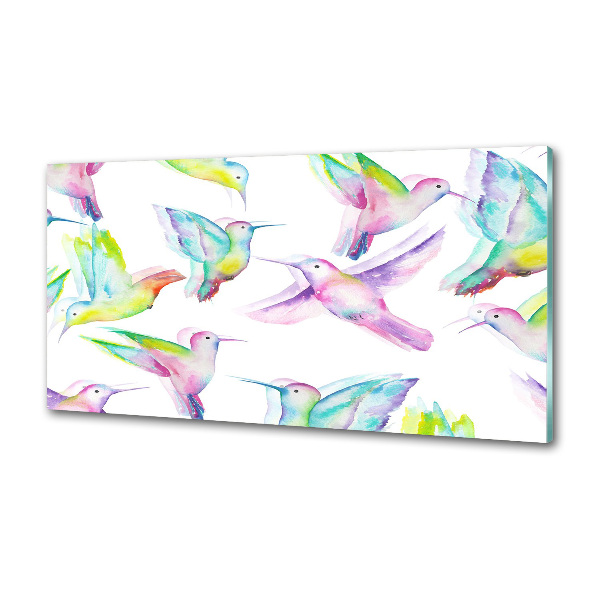 Kitchen splashback Hummingbird