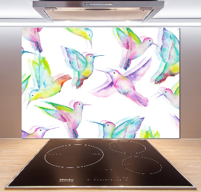 Kitchen splashback Hummingbird