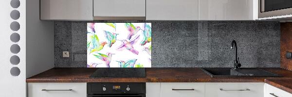 Kitchen splashback Hummingbird