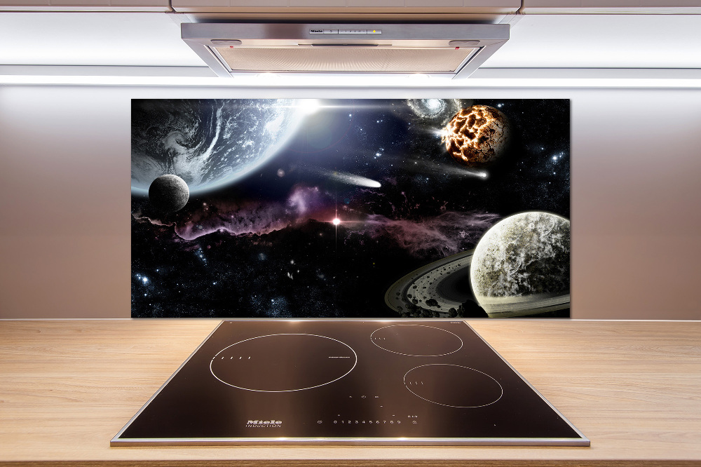 Cooker splashback Galaxy