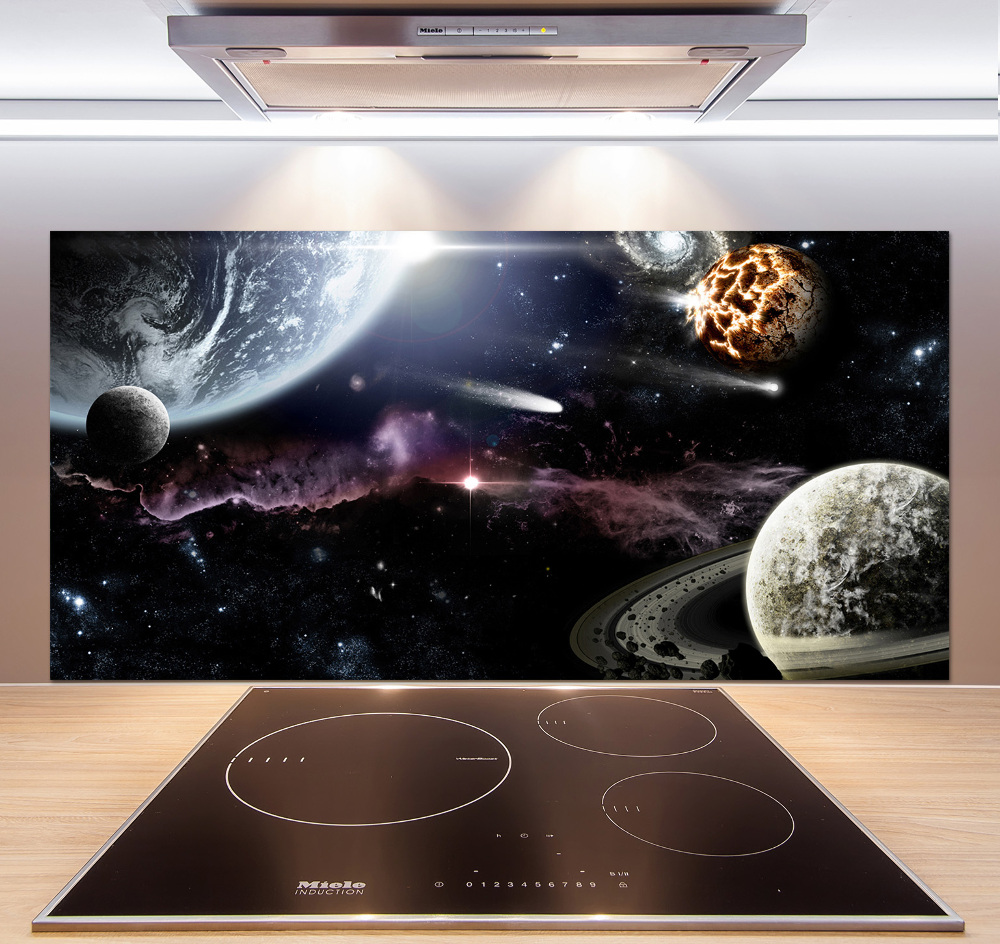 Cooker splashback Galaxy