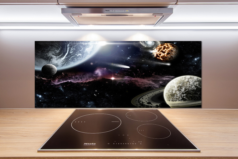 Cooker splashback Galaxy