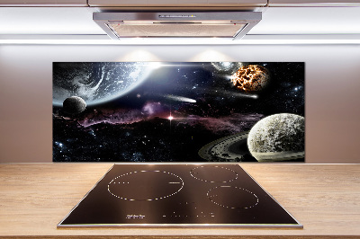 Cooker splashback Galaxy