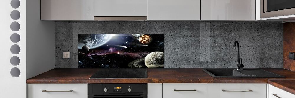 Cooker splashback Galaxy