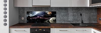 Cooker splashback Galaxy