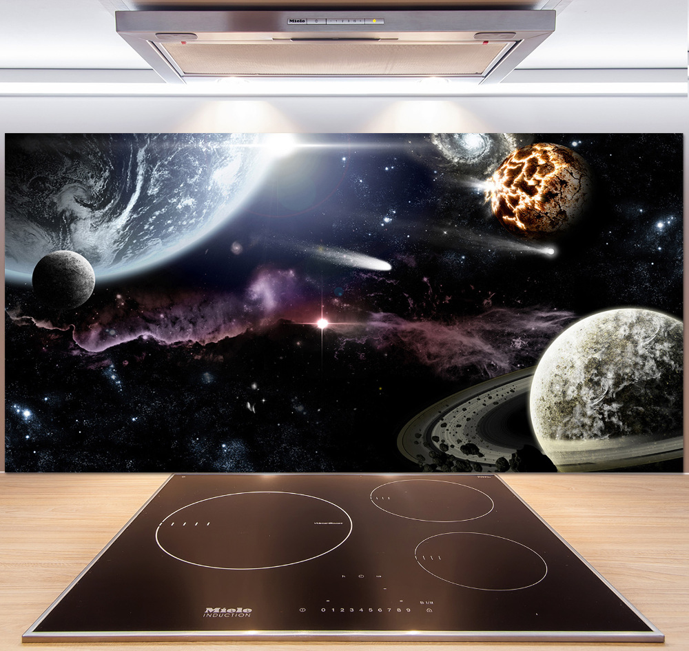 Cooker splashback Galaxy