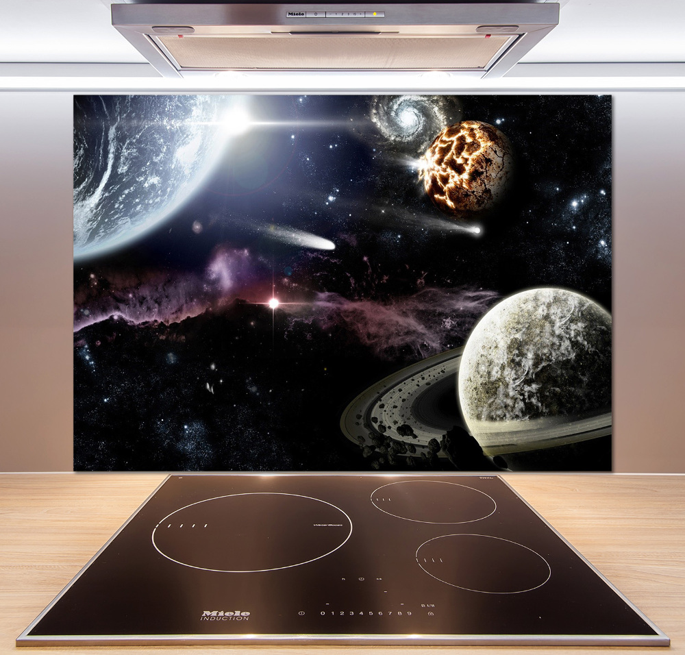 Cooker splashback Galaxy