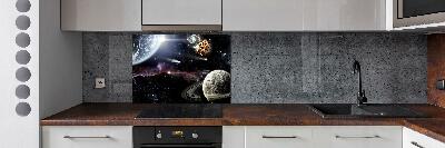 Cooker splashback Galaxy