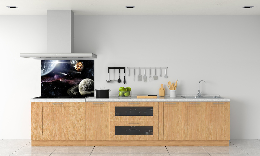 Cooker splashback Galaxy