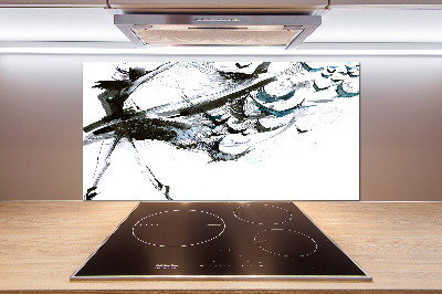 Cooker splashback Ballerina