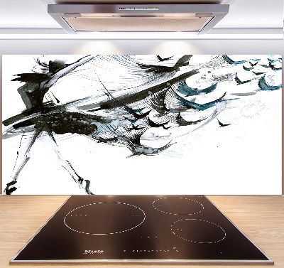 Cooker splashback Ballerina