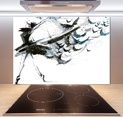 Cooker splashback Ballerina