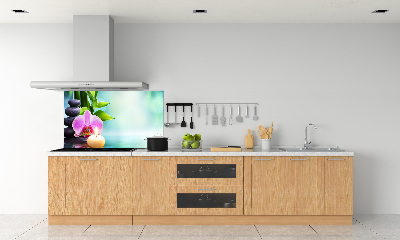 Cooker splashback Orchid bamboo