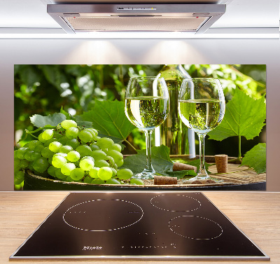 Cooker splashback White wine and fruit