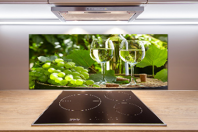 Cooker splashback White wine and fruit