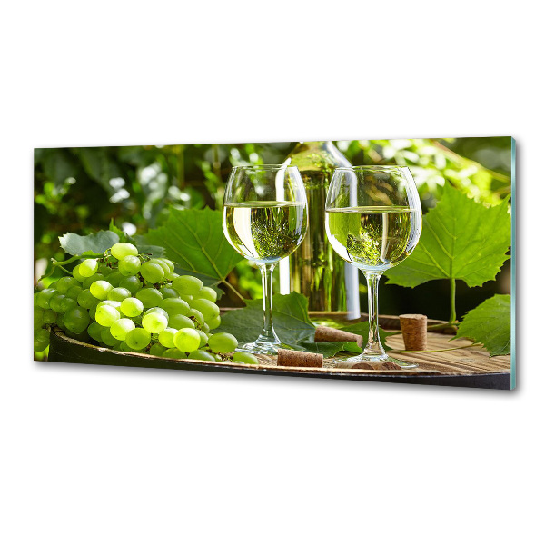 Cooker splashback White wine and fruit