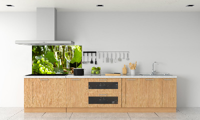 Cooker splashback White wine and fruit