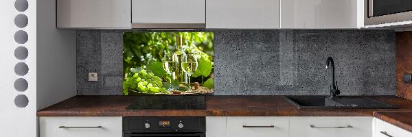 Cooker splashback White wine and fruit