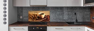 Cooker splashback Aromatic coffee