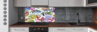 Kitchen splashback Coral reef