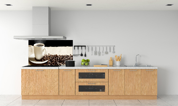 Cooker splashback Aromatic coffee