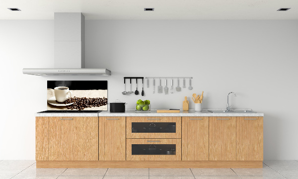 Cooker splashback Aromatic coffee