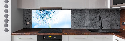 Cooker splashback Dandelion