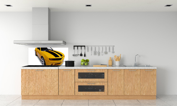 Cooker splashback Sports car