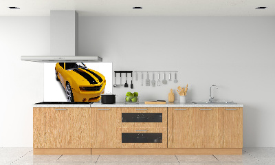 Cooker splashback Sports car