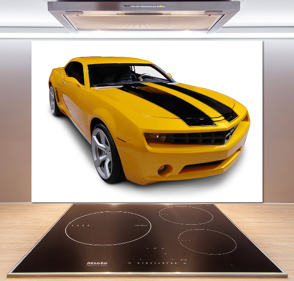 Cooker splashback Sports car