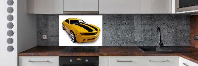 Cooker splashback Sports car