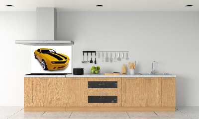 Cooker splashback Sports car