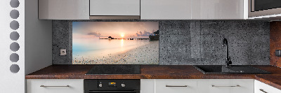 Cooker splashback Maldives beach