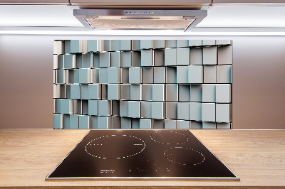 Cooker splashback Cube wall