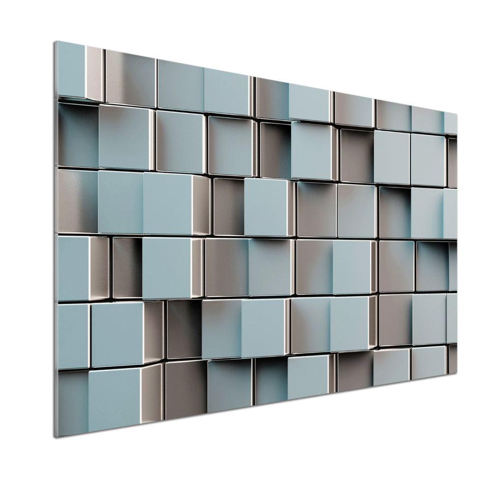 Cooker splashback Cube wall