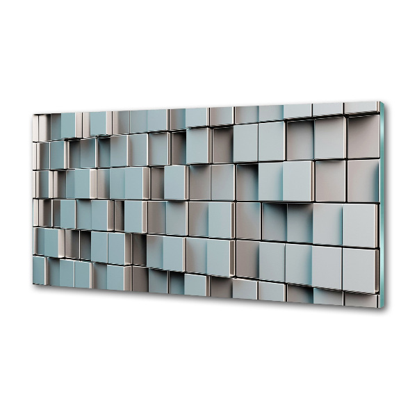 Cooker splashback Cube wall