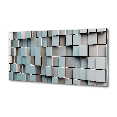 Cooker splashback Cube wall