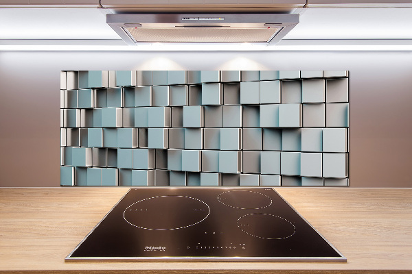 Cooker splashback Cube wall