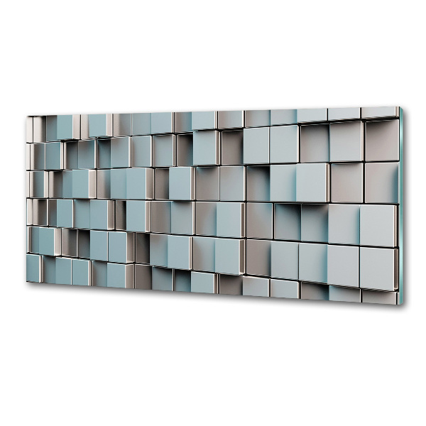 Cooker splashback Cube wall