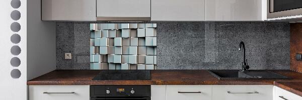 Cooker splashback Cube wall