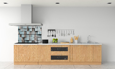 Cooker splashback Cube wall