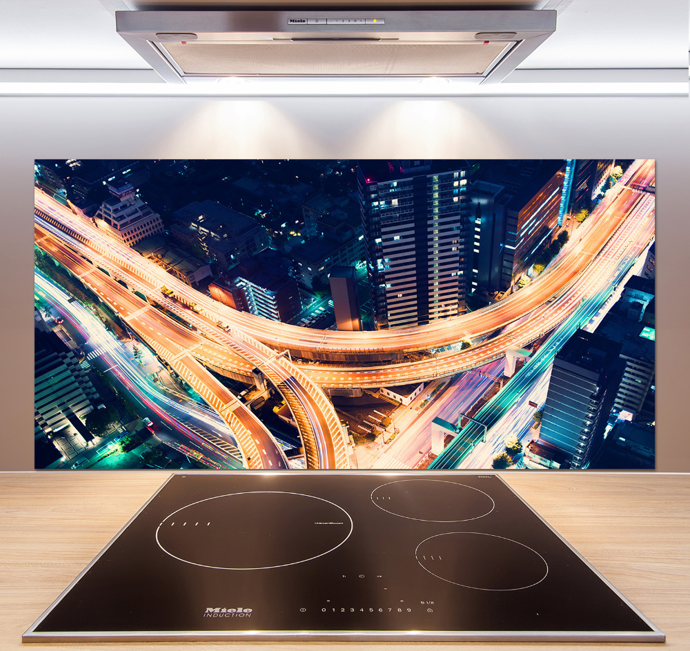 Kitchen splashback Highway in Tokyo