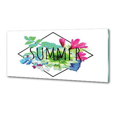 Glass splashback Summer