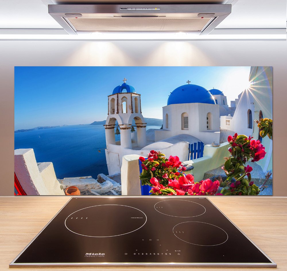 Kitchen splashback Santorini Greece