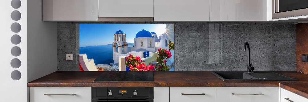 Kitchen splashback Santorini Greece