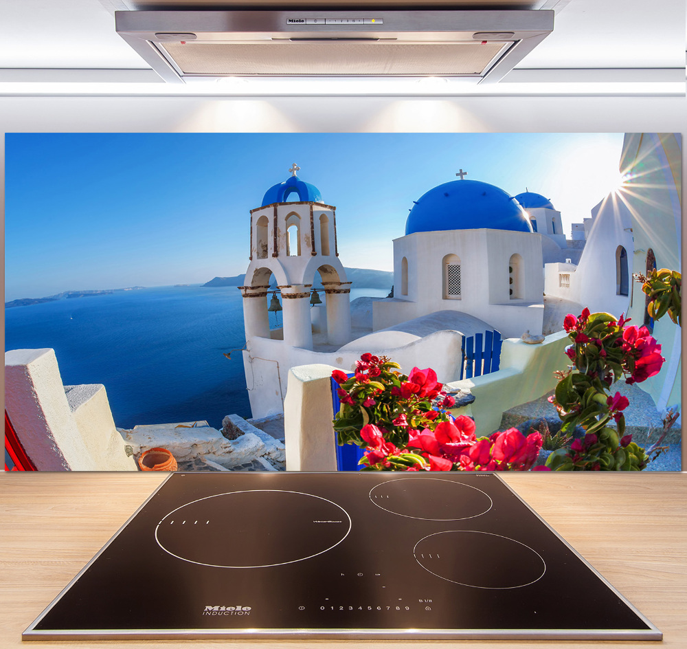 Kitchen splashback Santorini Greece