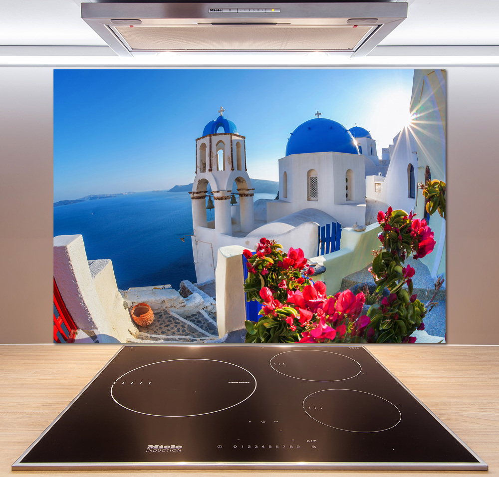 Kitchen splashback Santorini Greece