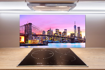 Glass splashback Manhattan New York