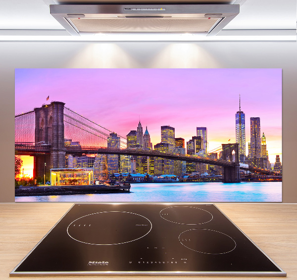 Glass splashback Manhattan New York