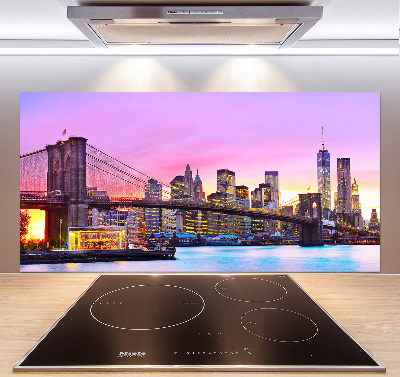 Glass splashback Manhattan New York